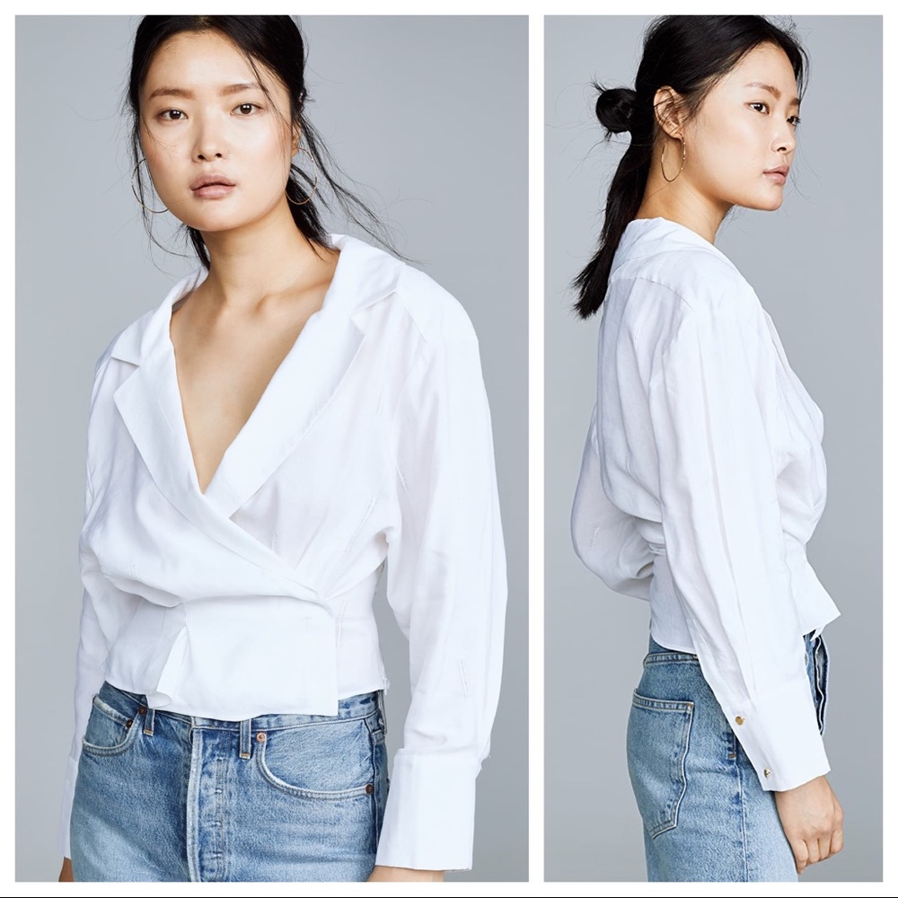 Jacquemus La Chemise Verone Blouse 34 NWOT